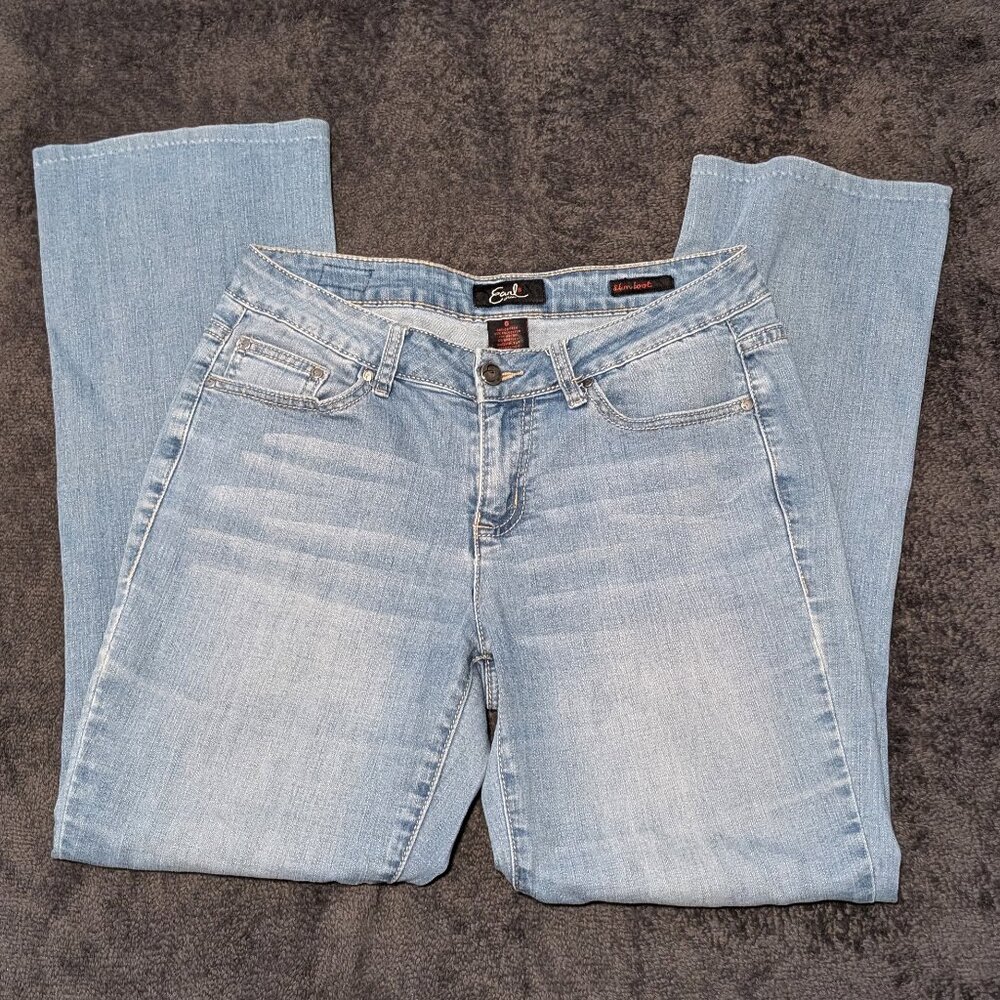 Earl Jeans Light Wash Bootcut Women's Denim, Size 6 - Picture 1 of 4